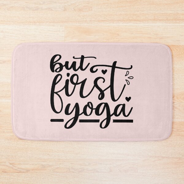 Item preview, Yoga Saying But First Yoga Motivational Quote designed and sold by SoccaTamam.