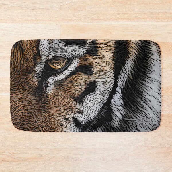 Item preview, Fierce Tiger Gazing Portrait designed and sold by OnigiriDoctor.