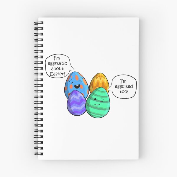 Item preview, Eggstatic About Easter (textured version) designed and sold by toolongdidntdraw.