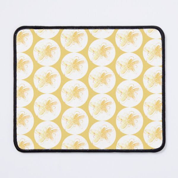 Item preview, Beige ochre artistic watercolor flower painting | Beige ochre artsy watercolor flower pattern designed and sold by lausn.