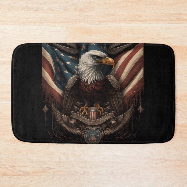 Item preview, US flag with eagle designed and sold by Zaolta.