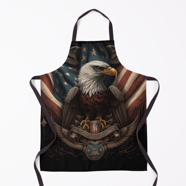 Item preview, US flag with eagle designed and sold by Zaolta.