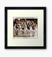 TOUR DE FRANCE; Vintage Cycle Racing Advertising Photo Framed Print