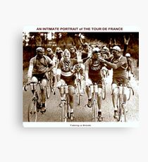 TOUR DE FRANCE; Vintage Cycle Racing Advertising Photo Canvas Print