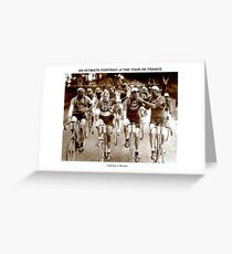 TOUR DE FRANCE; Vintage Cycle Racing Advertising Photo Greeting Card