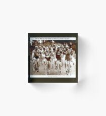 TOUR DE FRANCE; Vintage Cycle Racing Advertising Photo Acrylic Block