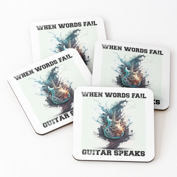 Item preview, When Words Fail Guitar Speaks designed and sold by PhotoArtMC.