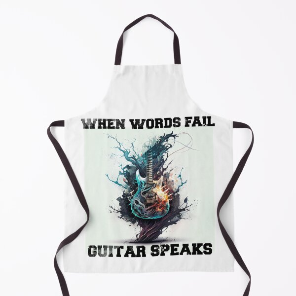 Item preview, When Words Fail Guitar Speaks designed and sold by PhotoArtMC.