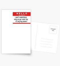 SuperNatural Castiel Quote Postcards