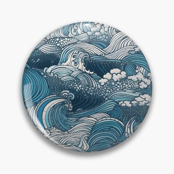 Item preview, Beautiful Ocean waves pattern designed and sold by Kenneth Heiss.