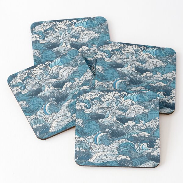 Item preview, Beautiful Ocean waves pattern designed and sold by Kenneth Heiss.