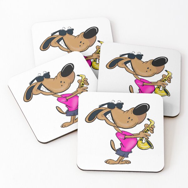 Item preview, Cool Dog Playing Saxophone designed and sold by Top Dog Tees.