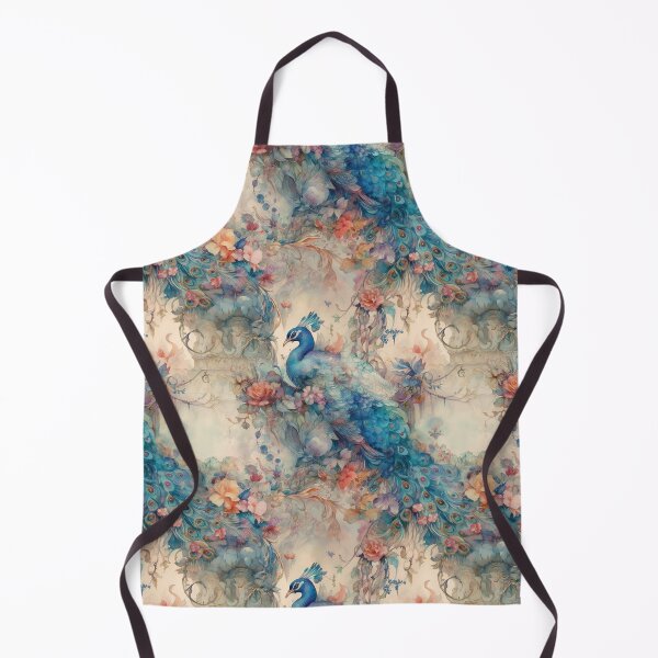 Item preview, Elegant Extravagant Florals and Blue Peacock Rococco designed and sold by Mumzy2many.