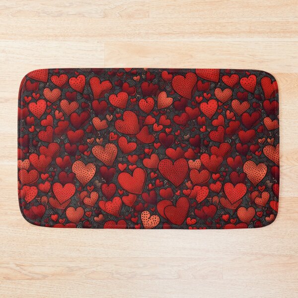 Item preview, Red hearts patter, love, romance designed and sold by Kenneth Heiss.