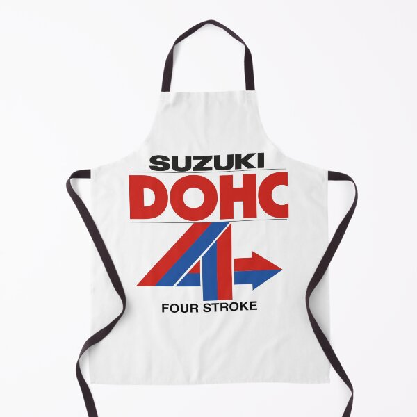 Item preview, Classic Suzuki DOHC fours stroke logo used for the first generations of 4 strokes. designed and sold by Hecksploitation.