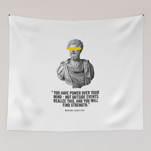 Item preview, Copy of Marcus Aurelius Antoninus Art | You Have Power Over Your Mind | Stoic Philosophy | Marcus Aurelius  designed and sold by HustleArtShop.
