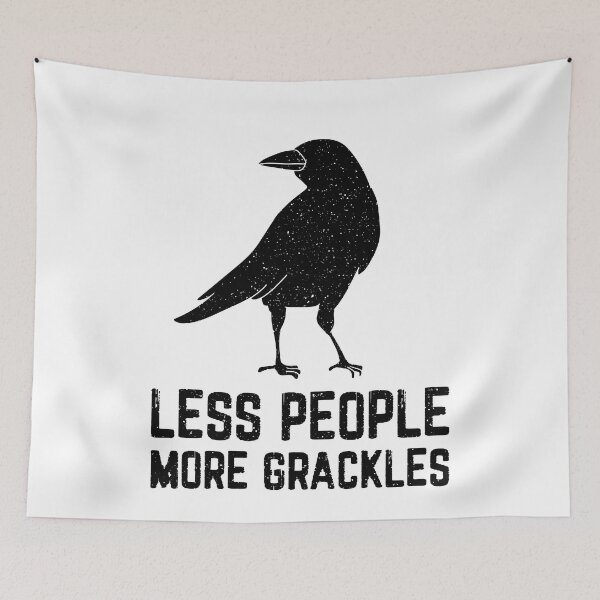 Item preview, Blackbird Grackle Bird Design for Birdwatcher designed and sold by mikkashirts.
