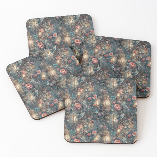 Item preview, Baroque Elegant Extravagant Florals and Blue bird Rococco designed and sold by Mumzy2many.