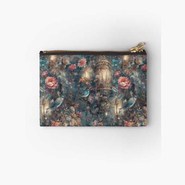 Item preview, Baroque Elegant Extravagant Florals and Blue bird Rococco designed and sold by Mumzy2many.