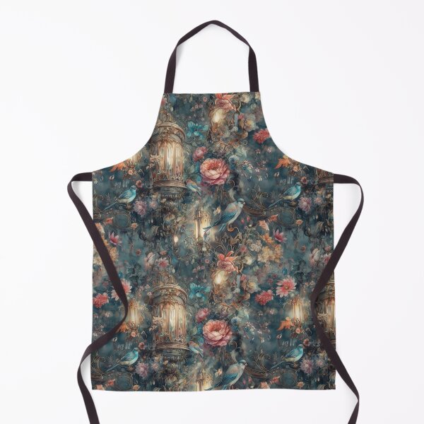 Item preview, Baroque Elegant Extravagant Florals and Blue bird Rococco designed and sold by Mumzy2many.