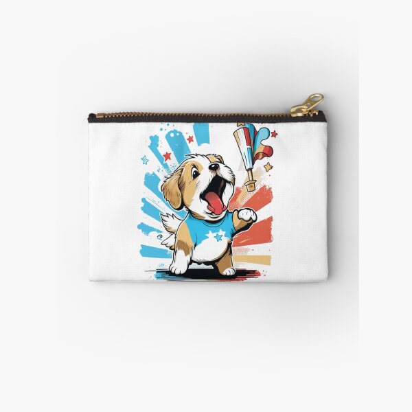 Item preview, US flag and dog designed and sold by Zaolta.