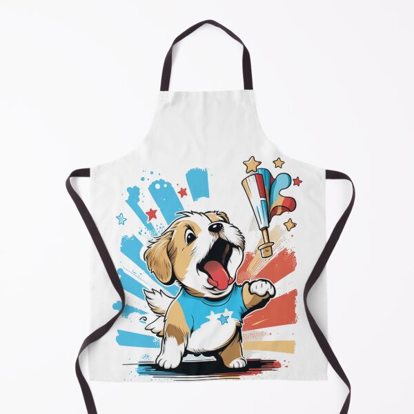 Item preview, US flag and dog designed and sold by Zaolta.