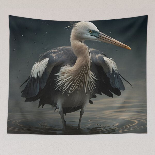 Artikelvorschau, Vogel, der im Wasser steht entworfen und verkauft von vansausart.