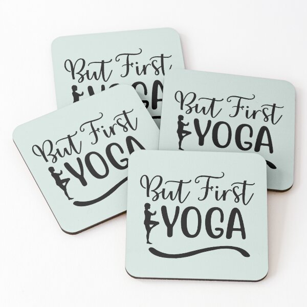 Item preview, Yoga Saying But First Yoga Motivational Quotes designed and sold by SoccaTamam.
