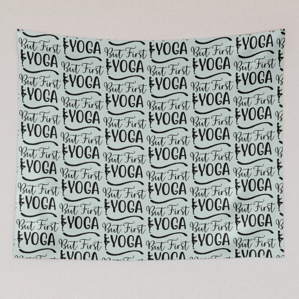 Item preview, Yoga Saying But First Yoga Motivational Quotes designed and sold by SoccaTamam.