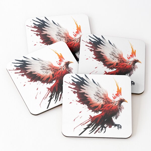 Item preview, Rising Phoenix Fire Phoenix Mythical Bird Red Design designed and sold by EnzoZs.