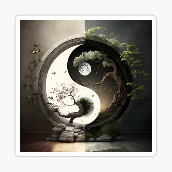Item preview, yin yang designed and sold by vansausart.