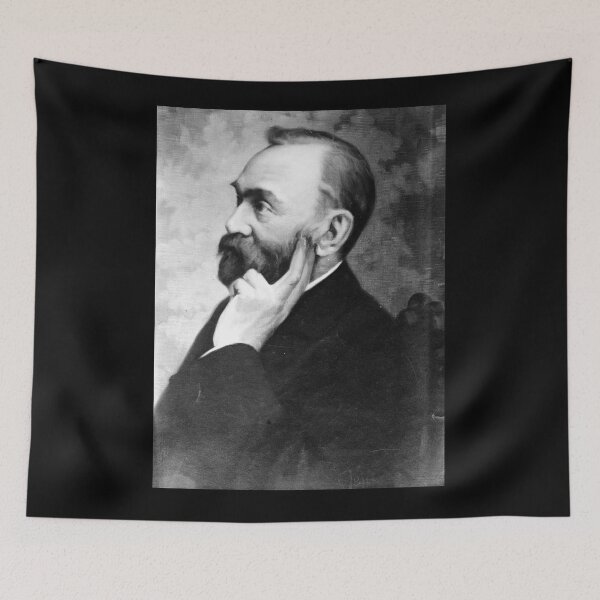 Item preview, Alfred Nobel Portrait designed and sold by CrankyOldDude.