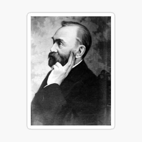 Item preview, Alfred Nobel Portrait designed and sold by CrankyOldDude.