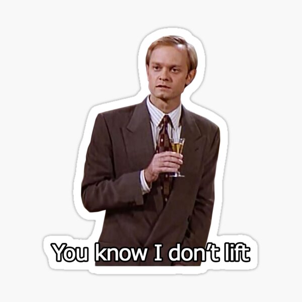 you know i do not lift Sticker