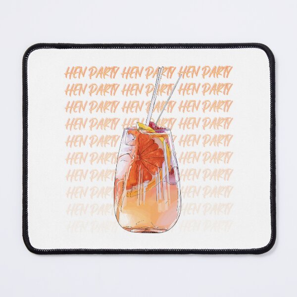 Item preview, Hen Party Cocktail Hour Art designed and sold by KatsCanvas.