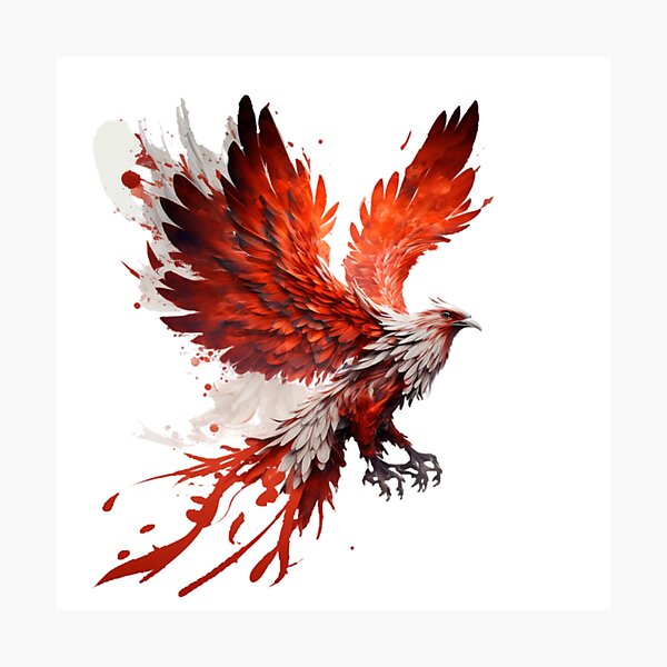 Item preview, Rising Phoenix Fire Phoenix Pájaro mítico Diseño intenso designed and sold by EnzoZs.