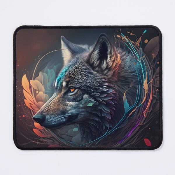 Item preview, Abstract Wolf Face Art designed and sold by PeteRascal.
