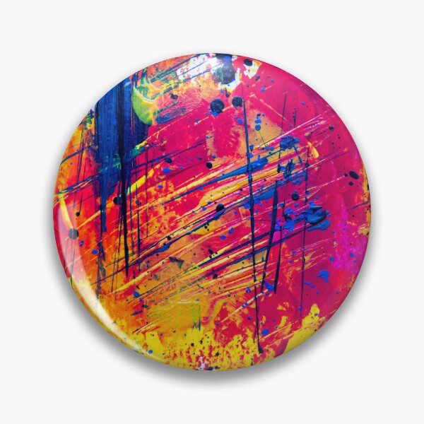 Item preview, Yellow and Red Abstract Painting designed and sold by Redlike.