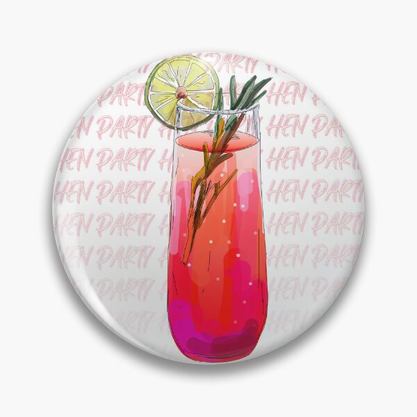 Item preview, Hen Party Cocktail Hour Art designed and sold by KatsCanvas.