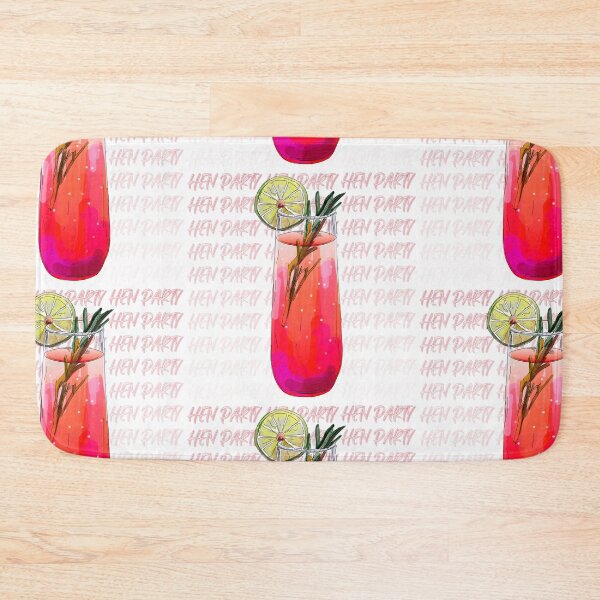 Item preview, Hen Party Cocktail Hour Art designed and sold by KatsCanvas.