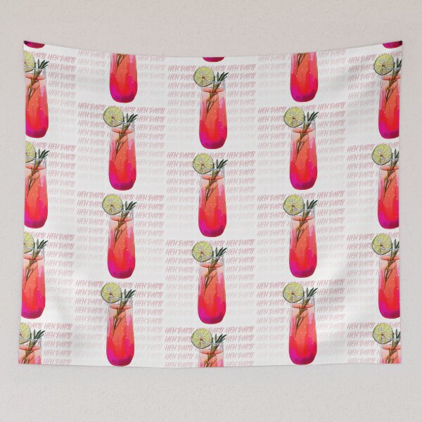 Item preview, Hen Party Cocktail Hour Art designed and sold by KatsCanvas.