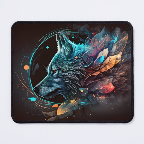 Item preview, Abstract Wolf Face Art designed and sold by PeteRascal.