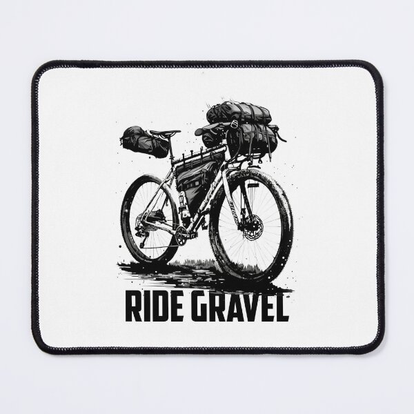Item preview, RIDE GRAVEL bikepacking essential T-shirts designed and sold by BIKE PACKING.