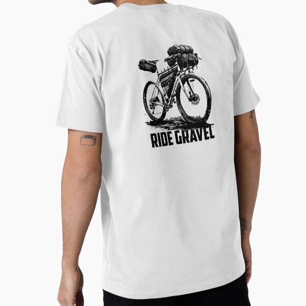 Item preview, RIDE GRAVEL bikepacking essential T-shirts designed and sold by BIKE PACKING.