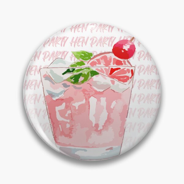 Item preview, Hen Party Cocktail Hour Art designed and sold by KatsCanvas.