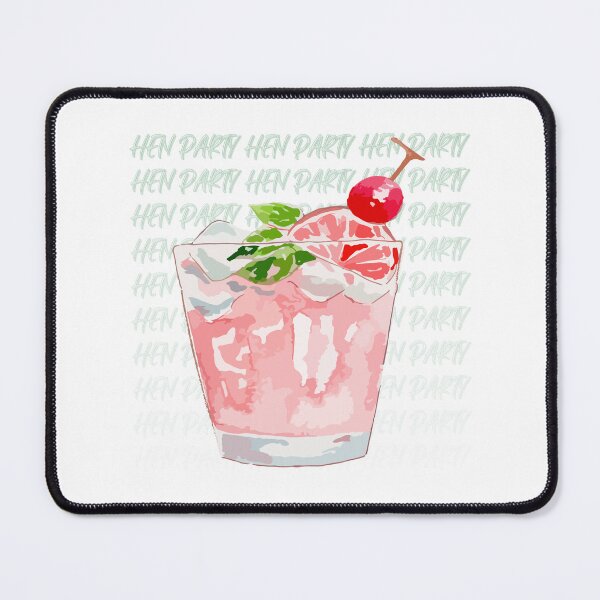 Item preview, Hen Party Cocktail Hour Art designed and sold by KatsCanvas.