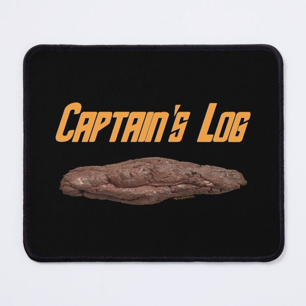 Item preview, Captain's Log - Space Poop - Boldly Go! designed and sold by RainingSpiders.