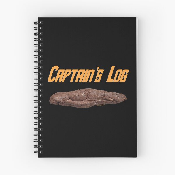 Item preview, Captain's Log - Space Poop - Boldly Go! designed and sold by RainingSpiders.