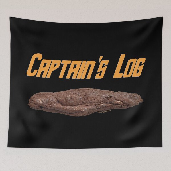 Item preview, Captain's Log - Space Poop - Boldly Go! designed and sold by RainingSpiders.