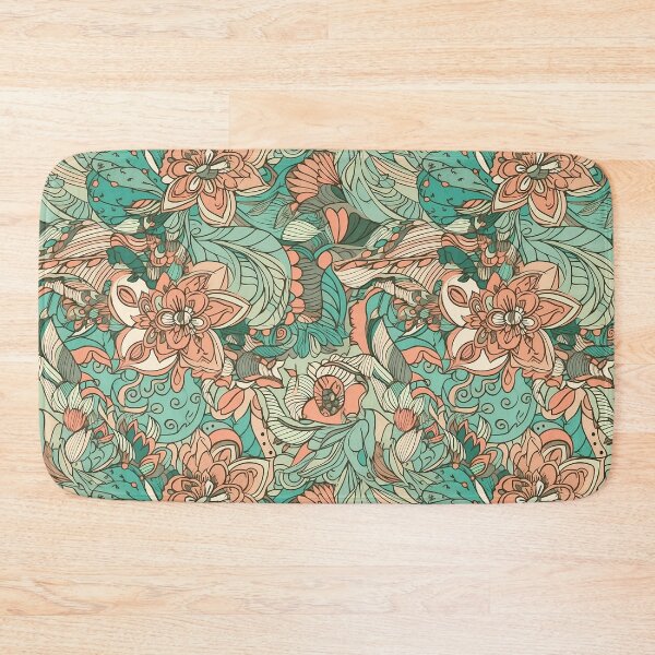 Item preview, Flower vector style seamless pattern designed and sold by evk-art.